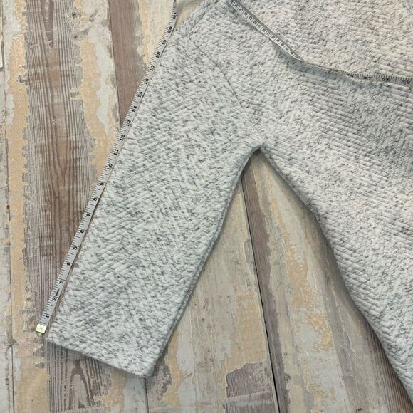 Fabletics White/Gray Vanessa Quilted Cardigan Women’s Sz XL - Picture 8 of 9